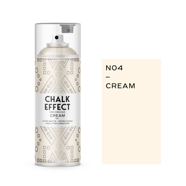 Χρώμα Κιμωλίας σε Spray Chalk Effect Cream No 4, 400ml